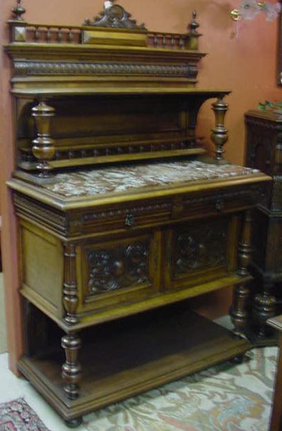 French Marble Top Server