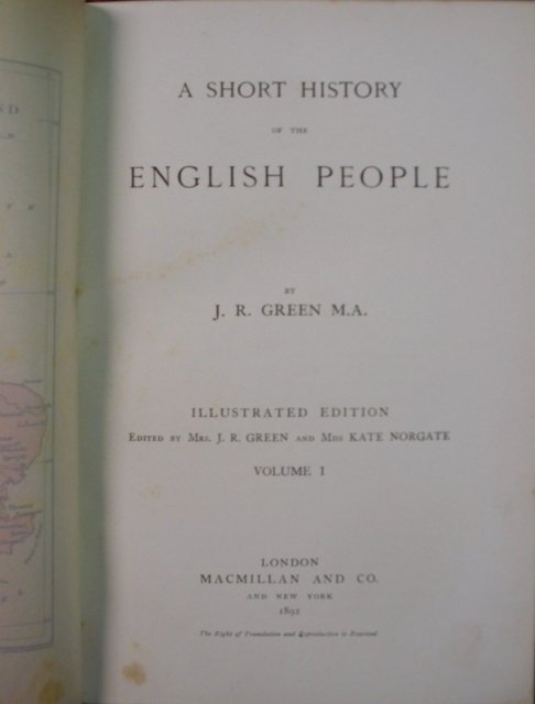 Short History Of The English People, Fine Leather Binding