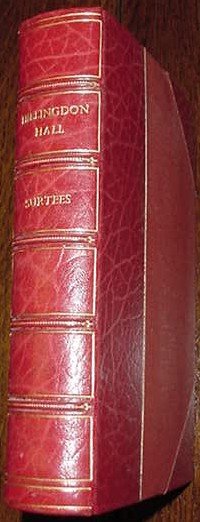 Surtees, Hillingdon Hall, Fine Red Leather Binding