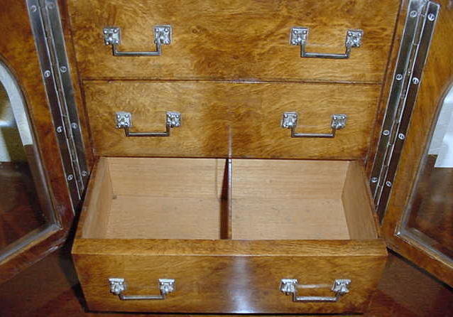 Antique English Pollard Oak Cigar Box, 1870