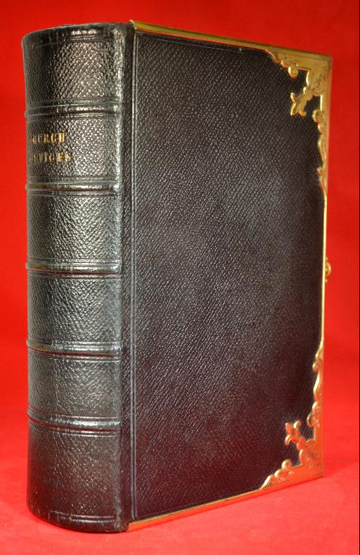 Church Services/Book of Common Prayer, 1856 New Testament, Leather, Clasp