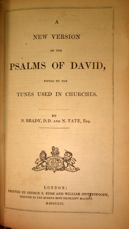 Church Services/Book of Common Prayer, 1856 New Testament, Leather, Clasp