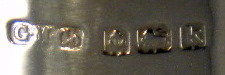 Boxed Set Pair Silver Napkin Rings 1909