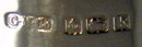 Boxed Set Pair Silver Napkin Rings 1909