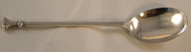 Boxed Set 6 Art Deco Sterling Silver Coffee Spoons