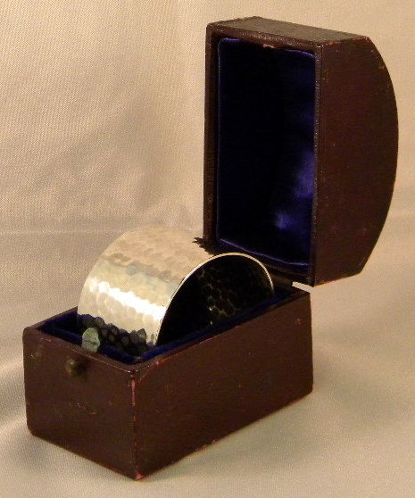 Sheffield Sterling Silver Napkin Ring In Original Box, 1932