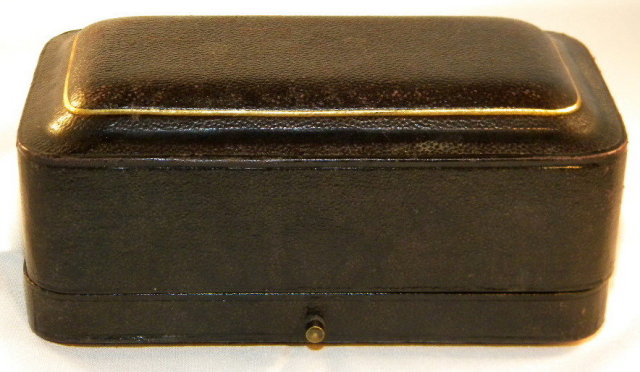 Boxed Pair Scottish Sterling Silver Napkin Rings, Edinburgh 1897