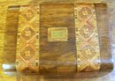 English 19th Century Burl Walnut Tunbridge Ware Inlaid Box, 1860