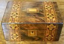 English 19th Century Tunbridge Ware Inlays of Crusaders Cross, 1870