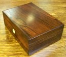 Antique English Rosewood Jewel Box, 1870