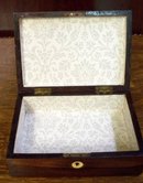 Antique English Rosewood Jewel Box, 1870