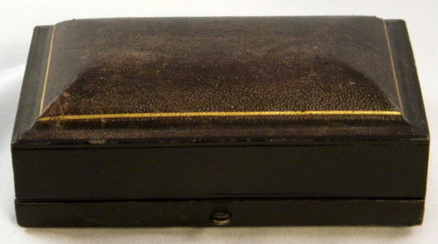 Pr. Silver Art Nouveau Napkin Rings, Elaborately Embossed, In Original Box, 1899