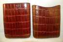 English Edwardian Cigar Case In Crocodile Leather, c1920