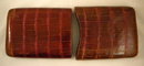 English Edwardian Cigar Case In Crocodile Leather, c1920