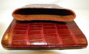 English Edwardian Cigar Case In Crocodile Leather, c1920
