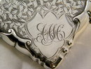English Art Nouveau Sterling Silver Calling Card Case