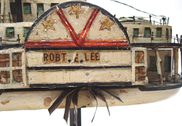 Folk Art Model of Paddlewheeler