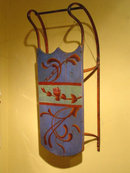 Blue Floral Design Sled