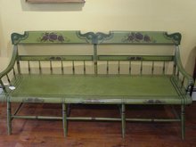 Stencilled Bench