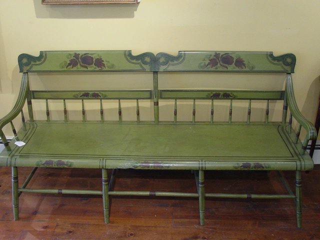 Stencilled Bench