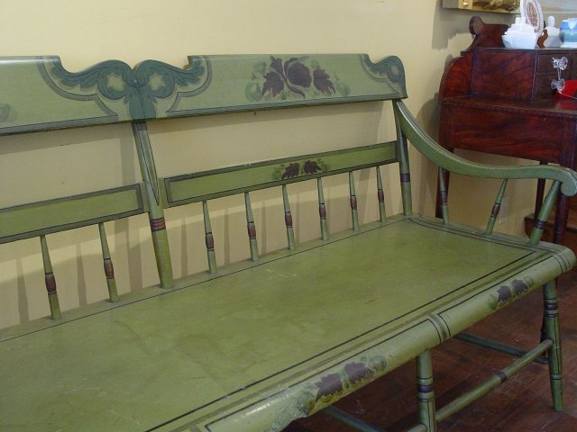 Stencilled Bench