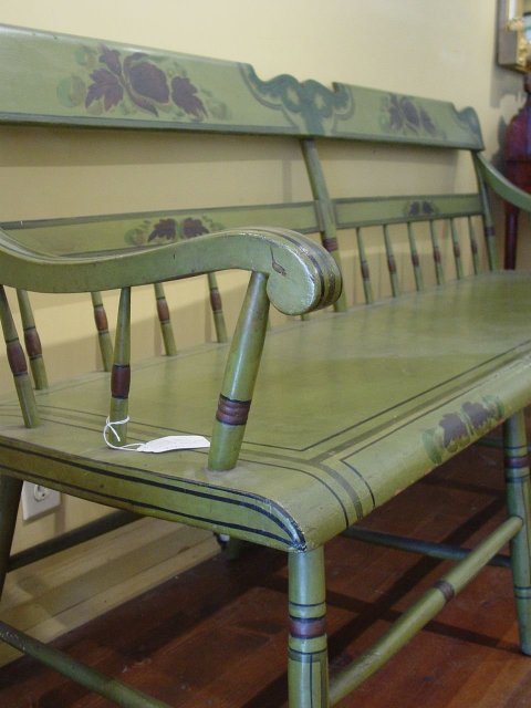 Stencilled Bench