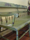 Stencilled Bench