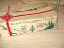 Vintage Christmas Tree Silver with Color Wheel in Box