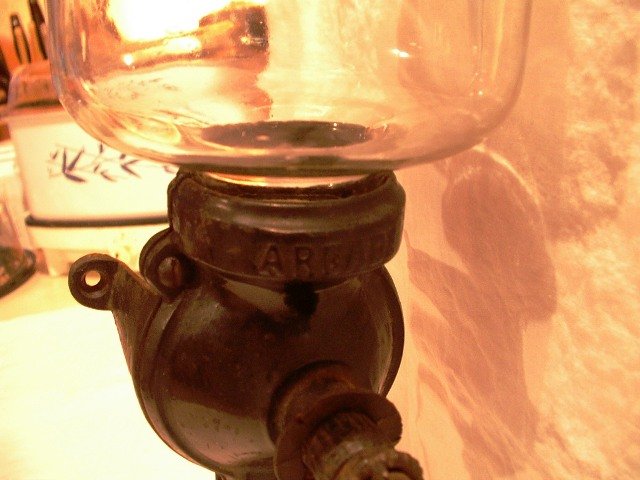 Arcade Coffee Grinder Made in 1902 Wall Mount