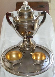 Manning Bowman Samovar Coffee Maker Set