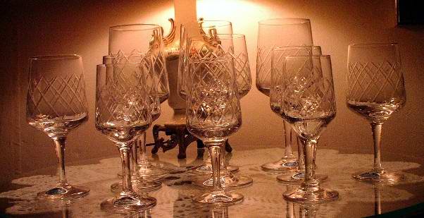 Vintage Crystal 11 pieces by Lady Victoria