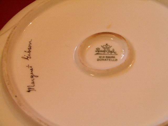 Rosenthal Bavarian Relish Tray Signed Margaret
