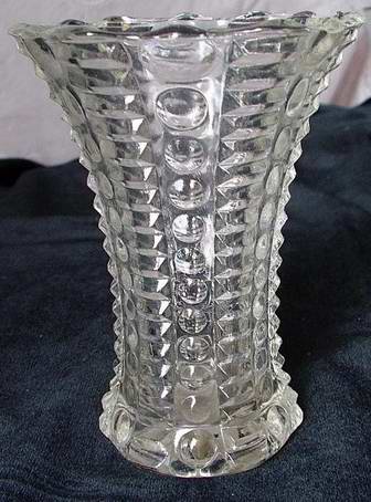 Depression Glass Vase 6 Inches