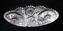 Cut Glass Pickle Dish