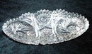 Cut Glass Pickle Dish