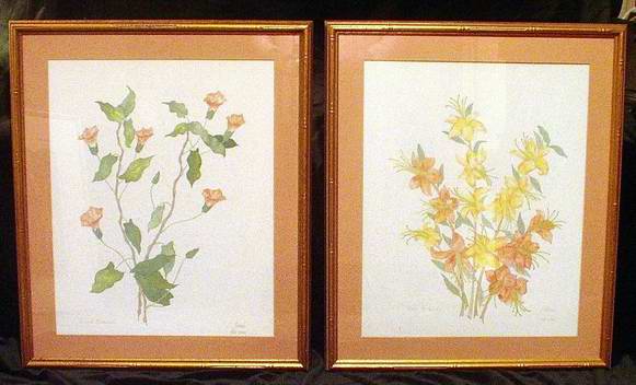 Pair of Watercolors Signed Moran