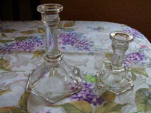 Two HOMCO USA Candlesticks