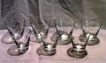 Seven Libbey Rock Sharpe High Ball Glasses