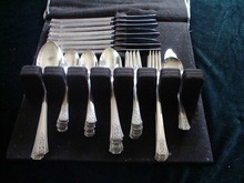 Oneida Community Silverplate Tudor 51 Pieces