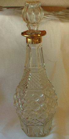 Anchor Hocking Wexford Gold Decanter