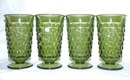 Whitehall by Colony Green Iced Tea Footed Tumblers
