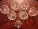 Seven Shot Glasses or Toothpick Holders by Federal