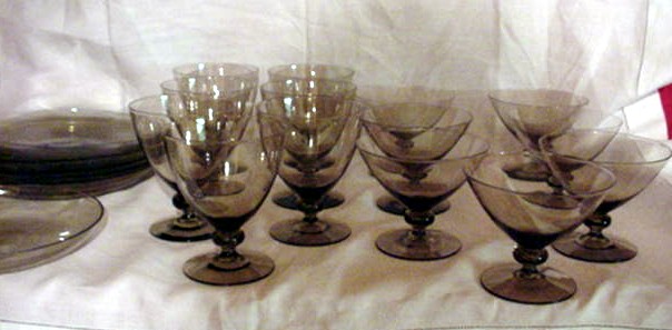 Stems and Snack Plates in Smoke