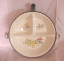 Baby's Food Dish by G.W. Co. with Heat Spout