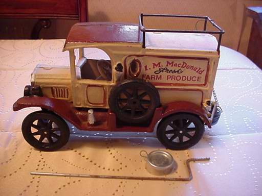 Cast Iron McDonald Produce Truck