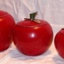 Red Apple Canisters Set of Three