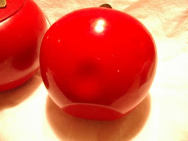 Red Apple Canisters Set of Three