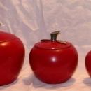 Red Apple Canisters Set of Three