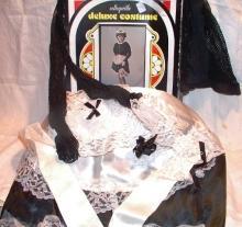 Vintage Masquerade Costume French Maid
