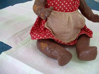 Black Baby Doll Composite Very Old